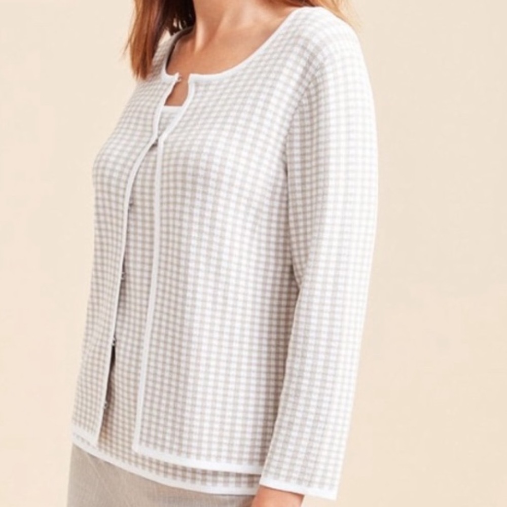 Etcetera Sale2 Piece Set. Cardigan And Tank Top